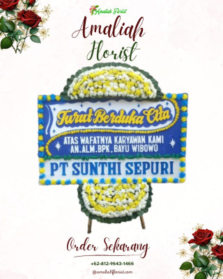 Papan Bunga Duka di Rawamangun