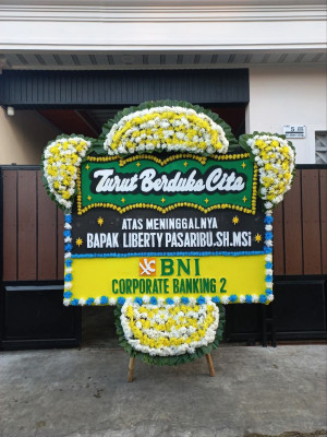 Papan Bunga Duka di Rawamangun