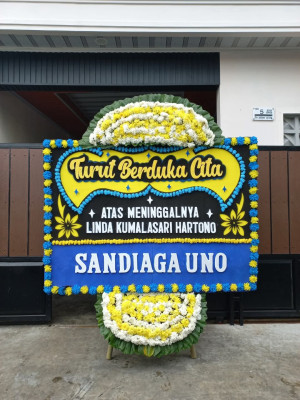 Papan Bunga Duka di Rawamangun