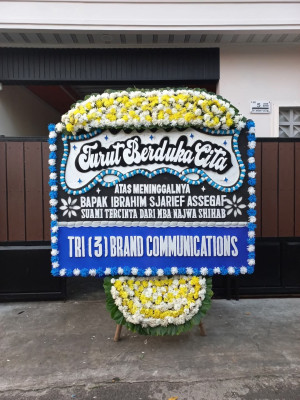 Papan Bunga Duka di Rawamangun